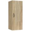 Armario De Pared Madera De Ingeniería Roble Sonoma 34,5x34x90cm