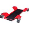 Plataforma Rodante Dolly Para Motocicletas Roja