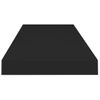 Estantes Flotantes De Pared 4 Uds Mdf Negro 80x23,5x3,8 Cm