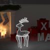 Reno De Navidad Con Malla 306 Led 60x24x89 Cm