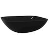 Lavabo De Vidrio Negro 42x42x14 Cm