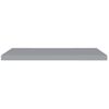 Estantes Flotantes De Pared 4 Uds Mdf Gris 90x23,5x3,8 Cm