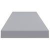 Estantes Flotantes De Pared 4 Uds Mdf Gris 90x23,5x3,8 Cm