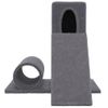 Rascador Para Gatos Con Postes De Sisal Gris Oscuro 59 Cm