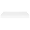 Estantes Flotantes De Pared 2 Uds Mdf Blanco 50x23x3,8 Cm