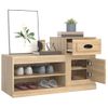 Mueble Zapatero Madera Contrachapada Roble Sonoma 100x42x60 Cm