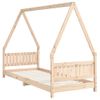 Estructura De Cama Para Niños Madera Maciza De Pino 80x200 Cm