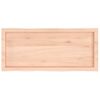 Tablero De Mesa Madera Maciza Borde Natural 100x40x(2-4) Cm