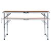 Mesa De Camping Plegable De Aluminio 120x60 Cm