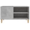 Mueble Discos Madera Contrachapada Gris Hormigón 84,5x38x48 Cm