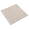 Baldosas De Suelo De Moqueta 20 Uds 5 M² 50x50 Cm Beige Claro