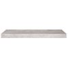 Estantes Flotantes Pared 4 Uds Mdf Gris Hormigón 60x23,5x3,8 Cm