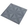 Paneles De Pared 3d 12 Unidades Gris Origami 3 M² 50x50 Cm