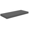 Estantes Flotante De Pared 4 Uds Mdf Gris Brillo 60x23,5x3,8 Cm