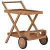 Carrito Del Té De Madera Maciza De Teca