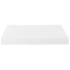 Estante Flotante De Pared 4 Uds Mdf Blanco Brillo 40x23x3,8 Cm