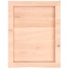 Estante De Pared Madera Maciza Roble Sin Tratar 40x50x(2-4) Cm