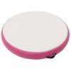 Esterilla Inflable De Gimnasia Y Bomba Pvc Rosa 100x100x20 Cm