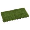 Baldosas De Césped Artificial 11 Uds Verde 30x30 Cm