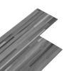 Lamas Para Suelo Autoadhesivas Pvc Gris A Rayas 4,46 M² 3 Mm