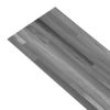 Lamas Para Suelo Autoadhesivas Pvc Gris A Rayas 4,46 M² 3 Mm