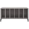 Mueble Para Discos Madera Contrachapada Gris Sonoma 100x38x48cm