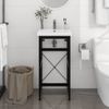 Estructura De Lavabo De Hierro Negro 40x38x83 Cm