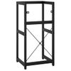 Estructura De Lavabo De Hierro Negro 40x38x83 Cm