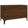 Mueble Discos Madera Contrachapada Roble Marrón 74,5x38x48 Cm