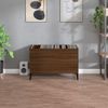 Mueble Discos Madera Contrachapada Roble Marrón 74,5x38x48 Cm