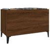 Mueble Discos Madera Contrachapada Roble Marrón 74,5x38x48 Cm