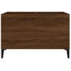 Mueble Discos Madera Contrachapada Roble Marrón 74,5x38x48 Cm