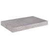 Estantes Flotantes De Pared 2 Uds Mdf Gris Hormigón 40x23x3,8cm