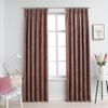 Cortinas Opacas Ganchos 2 Pzas Terciopelo Rosa Viejo 140x225 Cm