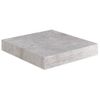 Estante Flotante Pared 4 Uds Mdf Gris Hormigón 23x23,5x3,8 Cm