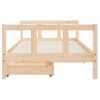 Estructura De Cama Infantil Con Cajones Madera Pino 90x190 Cm