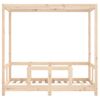 Estructura De Cama Para Niños Madera Maciza De Pino 70x140 Cm