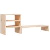 Soporte Para Monitor Madera Maciza De Pino 81x20x30 Cm