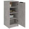 Mueble Zapatero Madera Contrachapada Gris Hormigón 30x35x70 Cm