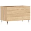 Mueble Discos Madera Contrachapada Roble Sonoma 74,5x38x48 Cm