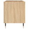 Mueble Discos Madera Contrachapada Roble Sonoma 74,5x38x48 Cm