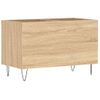 Mueble Discos Madera Contrachapada Roble Sonoma 74,5x38x48 Cm