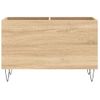 Mueble Discos Madera Contrachapada Roble Sonoma 74,5x38x48 Cm