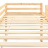 Cama Alta Para Niños Tobogán Y Escalera Madera Pino 97x208 Cm