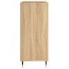 Mueble Discos Madera Contrachapada Roble Sonoma 84,5x38x89 Cm