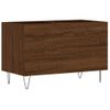 Mueble Discos Madera Contrachapada Roble Marrón 74,5x38x48 Cm