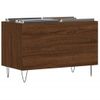 Mueble Discos Madera Contrachapada Roble Marrón 74,5x38x48 Cm