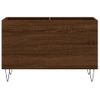 Mueble Discos Madera Contrachapada Roble Marrón 74,5x38x48 Cm