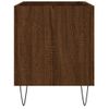 Mueble Discos Madera Contrachapada Roble Marrón 74,5x38x48 Cm