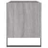 Mueble Discos Madera Contrachapada Gris Sonoma 74,5x38x48 Cm